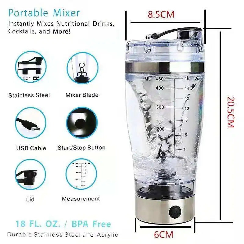 Electric Protein Shake Stirrer and Coffee Blender 2024 -