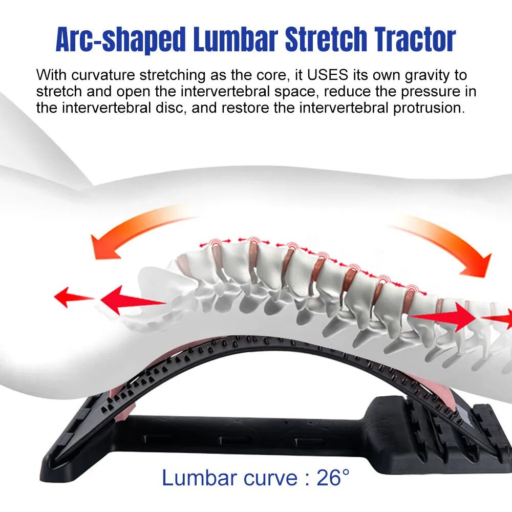 Back Stretcher Magnetotherapy Upgraded 2024/Pain Relief Tool