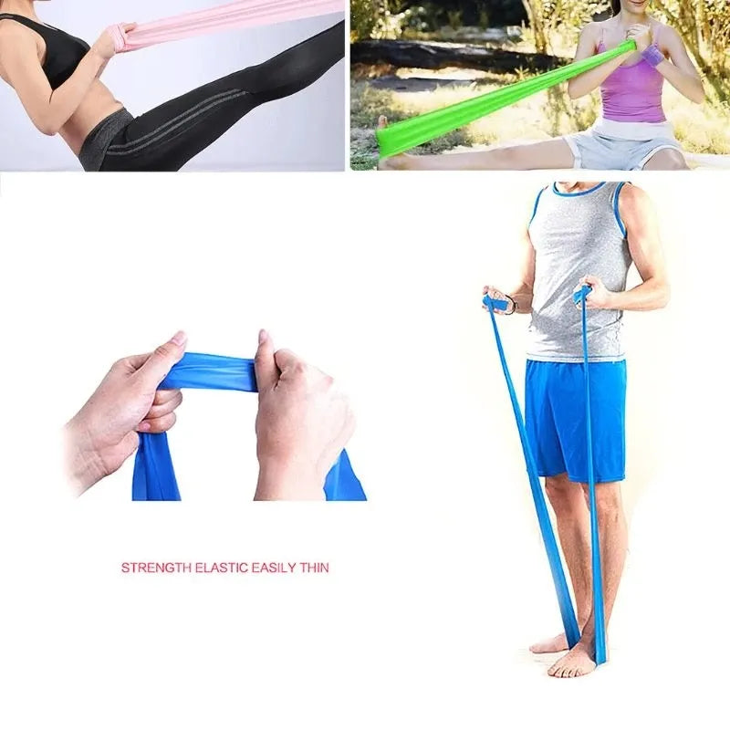 Yoga Pilates Stretch Resistance Band/Fitness Band For Training