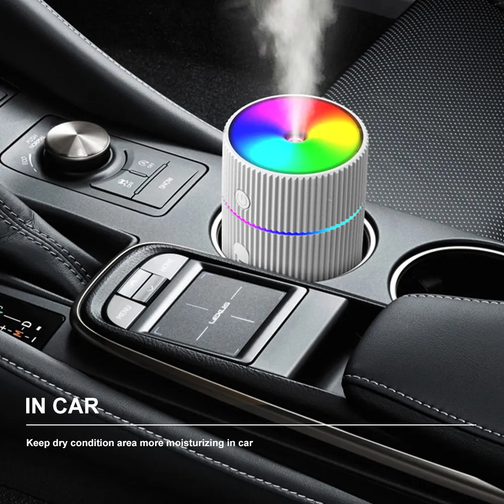 Car Air Humidifier 2.0 - USB Aroma Diffuser With LED Upgraded 2024