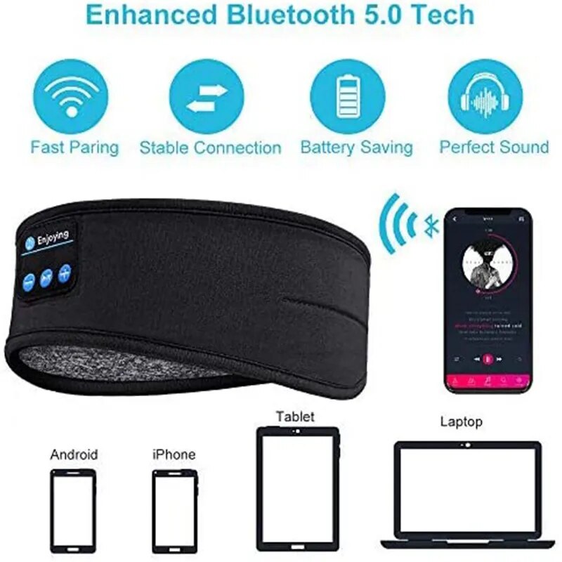 SleepBand With Wireless Bluetooth Earphone 5.0