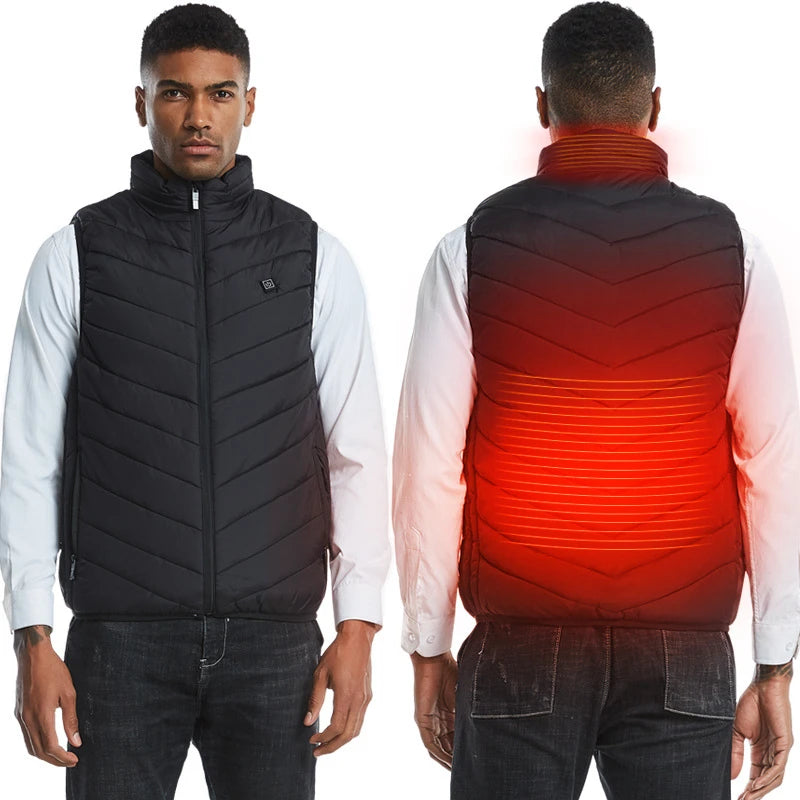 Heated Vest Electric Winter Jacket 2024